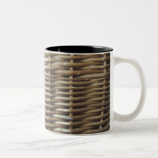 Korb ist böse zweifarbige tasse