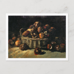 Korb mit Äpfeln, Van Gogh Fine Art Postkarte