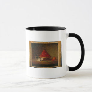 Korb mit Walderdbeeren, c.1761 Tasse
