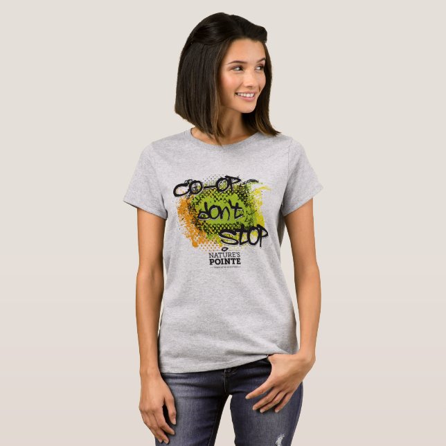 Korb stoppen nicht Damen-T - Shirt (Vorne ganz)