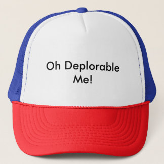 Korb von deplorables Hut Truckerkappe