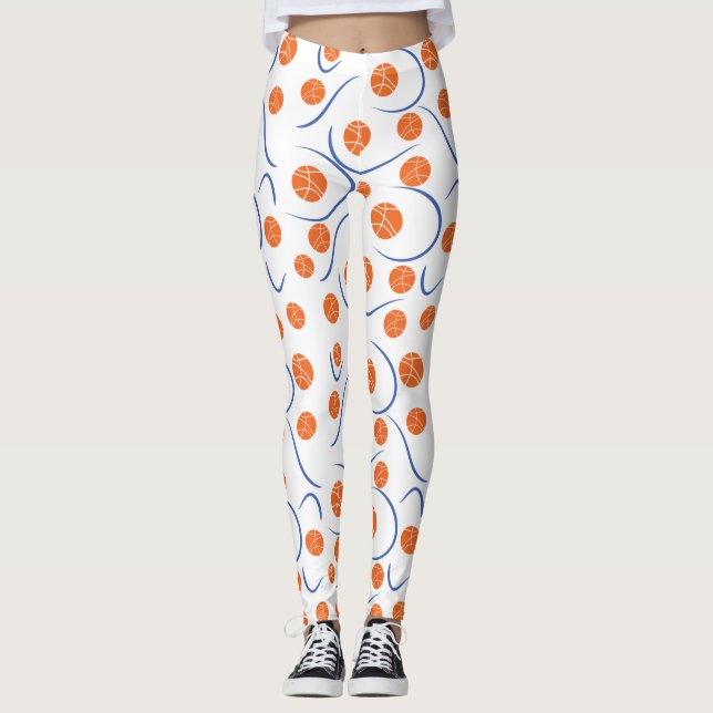 Korbball Inspiriert Leggings (Vorderseite)