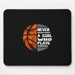 Körbe Mädchen Unterschätzen Nie Ein Mädchen Das S Mousepad