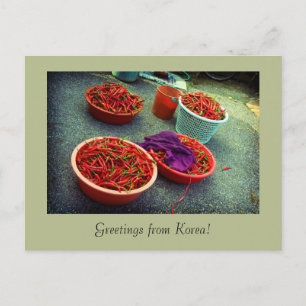 Körbe mit Hitze, Waegwan, Southkorea Postkarte
