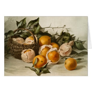 Körbe von Orangen