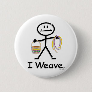 Korbflechten Button
