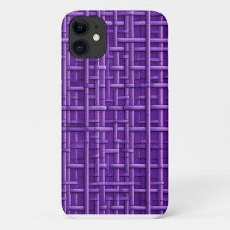 Korbflechtmuster in der Regel lila Case-Mate iPhone Hülle