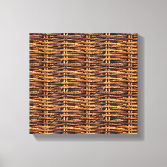 Korbmuster Leinwanddruck (Vorderseite)