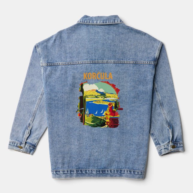 Korcula Jeansjacke (Rückseite)