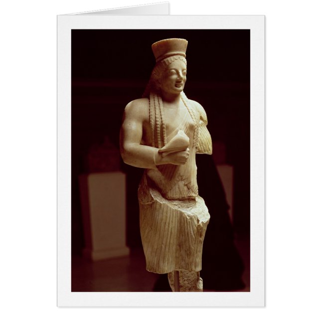 Kore figure d'une jeune Athénéenne tenant un b (Devant)