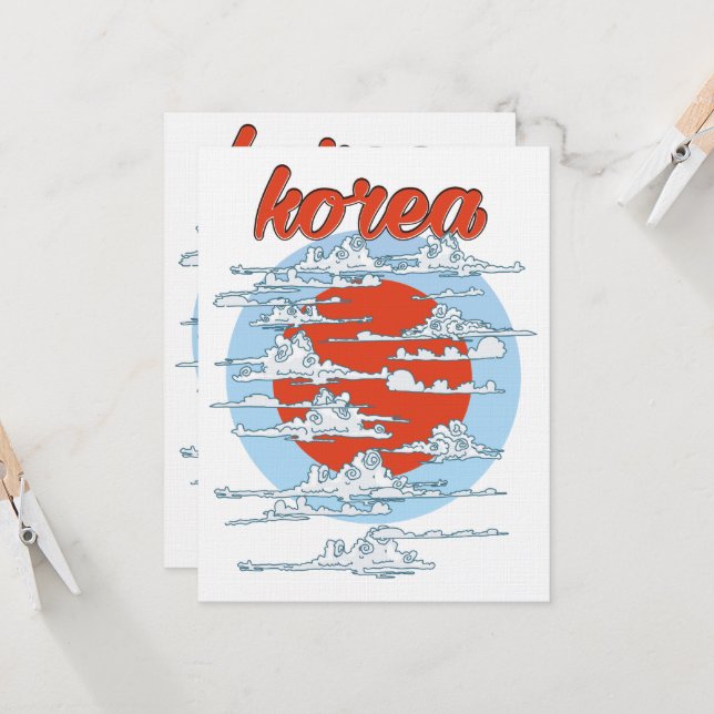 Korea (Vorderseite/Rückseite Beispiel)