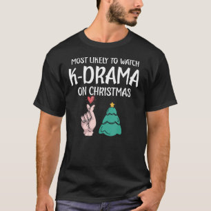 Korea Culture K-Drama Series Christmas Kdrama Wat T-Shirt