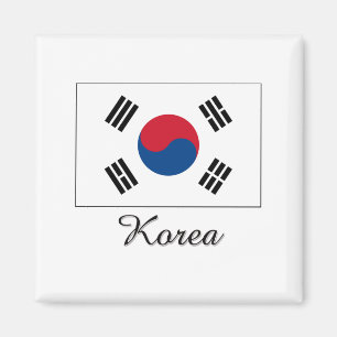 Korea-Flaggen-Entwurf Magnet