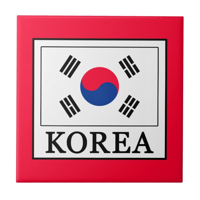 Korea Fliese (Vorderseite)
