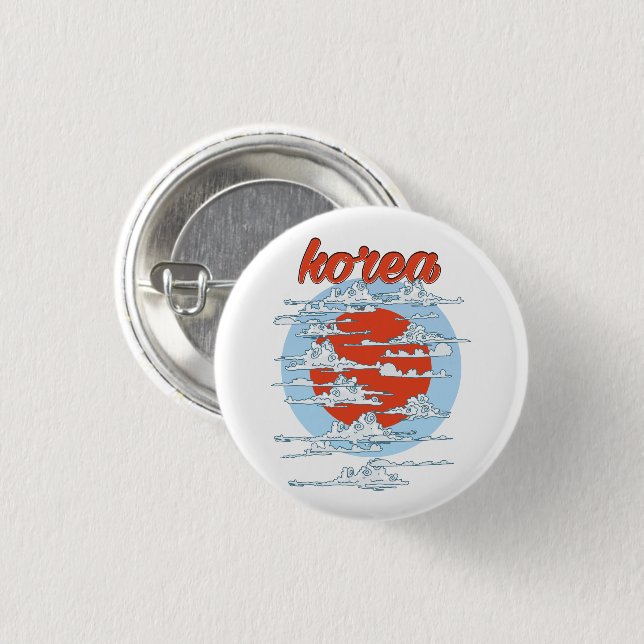 Korea-Fotoabzug Button (Vorne & Hinten)