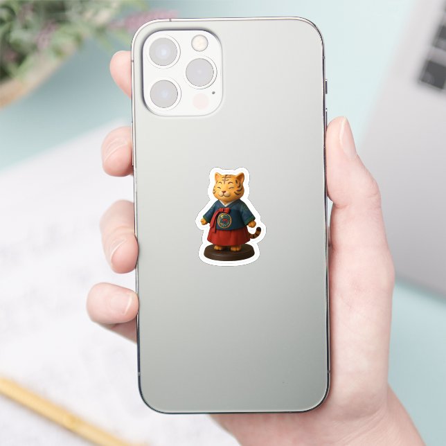 korea Herz von Hanbok Aufkleber (Telefon)