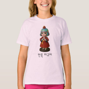 korea Herz von Hanbok T-Shirt