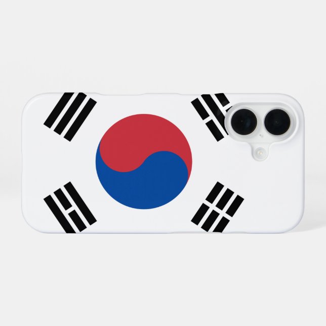 Korea iPhone 16 Hülle (Rückseite (Horizontal))