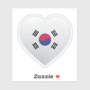 Korea-Liebe Aufkleber