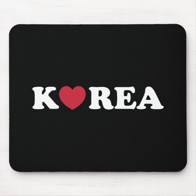 Korea Liebe Heart Mouse Pad Mousepad (Vorne)