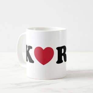 Korea Liebe Herz Kaffeetasse