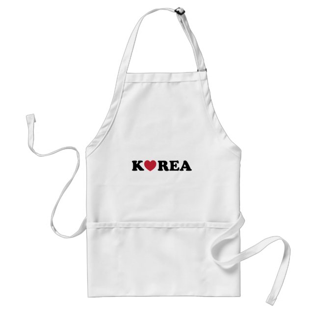 Korea Liebe Herz Schürze (Vorne)