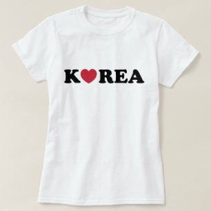 Korea Liebe Herz T-Shirt
