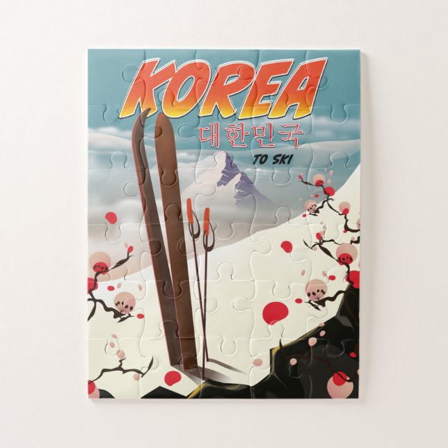 Korea muss Ski fahren (Vertikal)