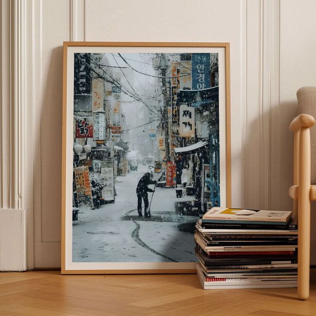 Korea Print Korea Poster Seoul Print Winter Wall A (Von Creator hochgeladen)