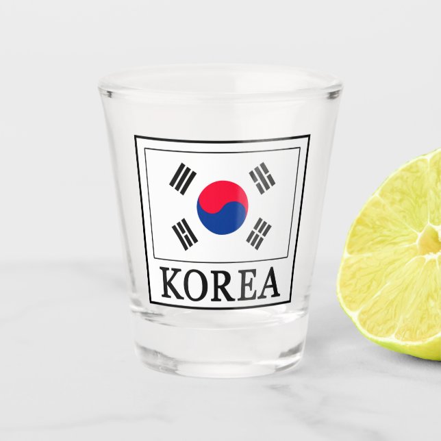 Korea Schnapsglas (Vorderseite)