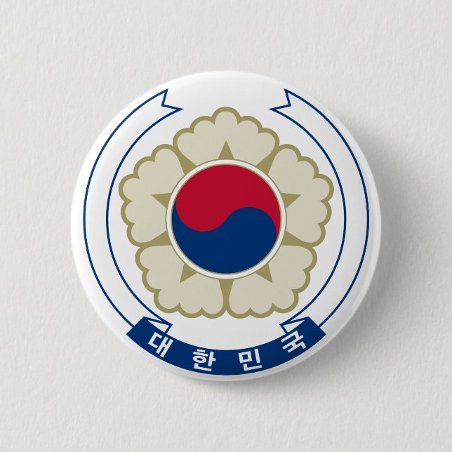 korea south emblem button (Vorderseite)