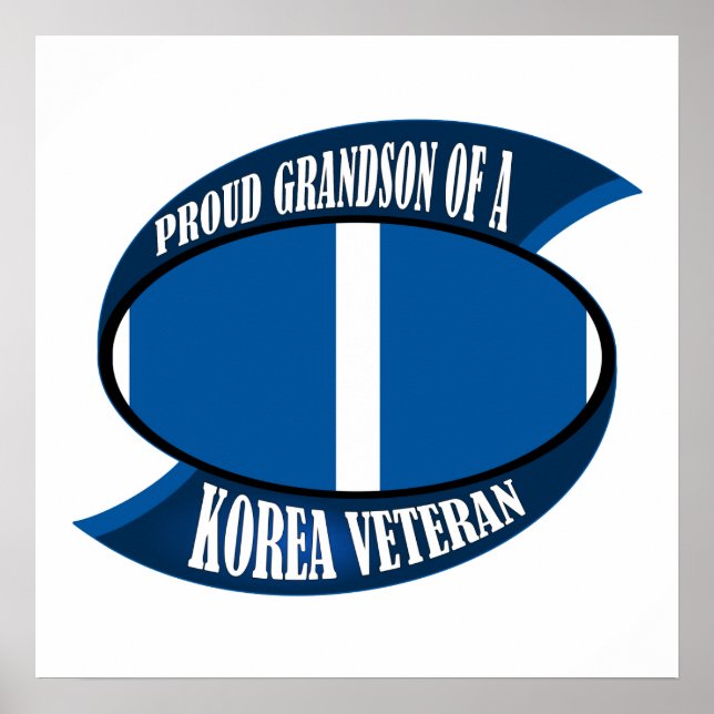Korea Vet Grandson Poster (Vorne)