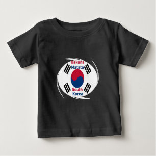 Korea Vibes: Eine Botschaft des Friedens Baby T-shirt