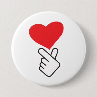 Korea / Vinger, Welle der koreanischen Hand. k-Pop Button