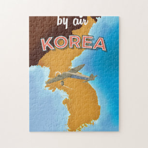 Korea Vintage Reiseplakatdruck