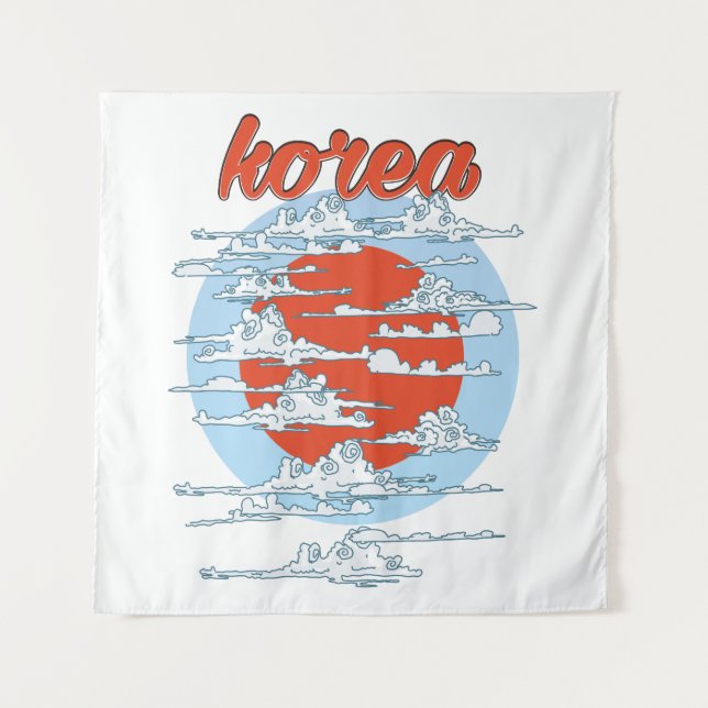 Korea Wandteppich (Vorderseite)