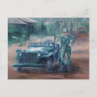 Koreakrieg-Held-Postkarte