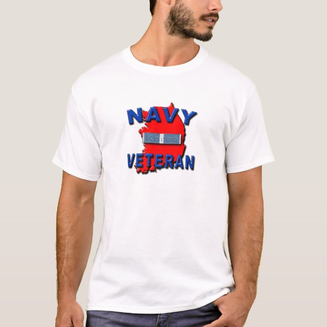 Koreakrieg-Veteranen-Service-Band, MARINE T-Shirt (Vorderseite)
