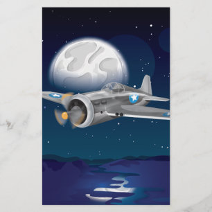 Koreakriegs-Jagdflugzeug Briefpapier