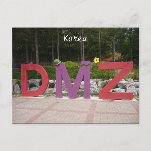 korean dmz postkarte (Vorderseite)