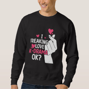 Korean Drama Liebe K Pop Finger Heart Kdrama South Sweatshirt