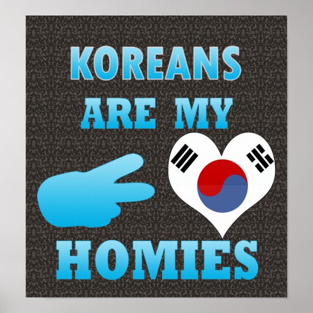 Koreaner sind meine Heimat Poster (Vorne)
