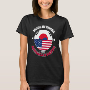 Koreanisch-amerikanische Teile Abstammung Südkorea T-Shirt