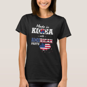 Koreanisch-amerikanische Teile Abstammung Südkorea T-Shirt