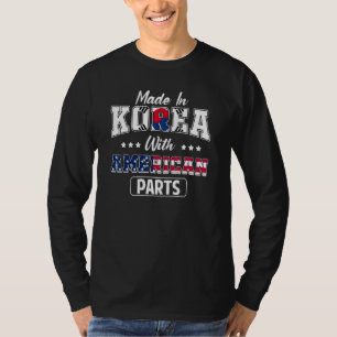 Koreanisch Amerikanische Teile Abstammung Südkorea T-Shirt
