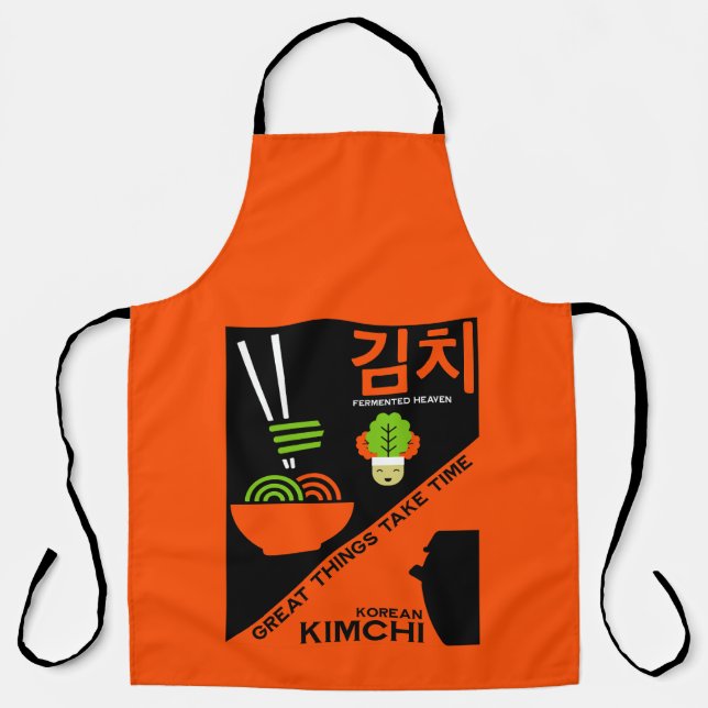 Koreanisch Kimchi Kitchen Art Schürze (Vorderseite)