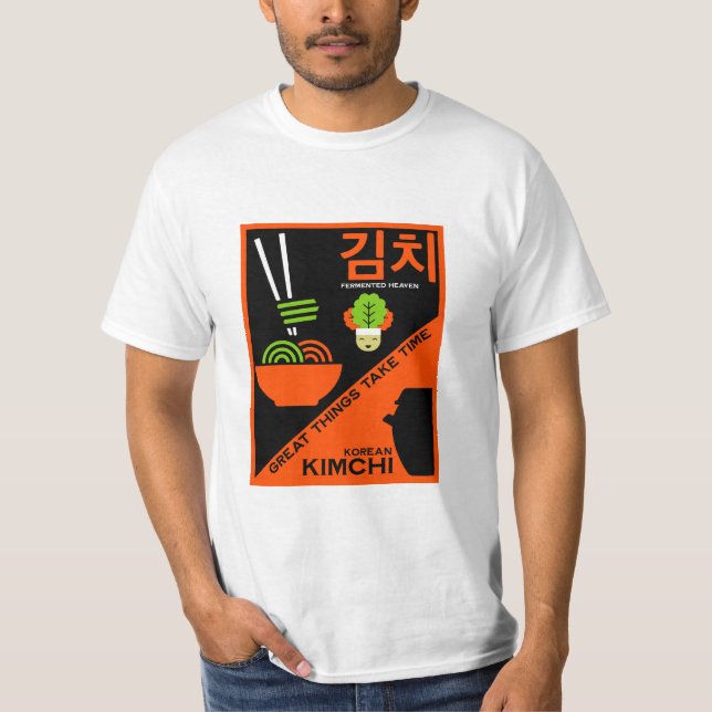 Koreanisch Kimchi Kitchen Art T-Shirt (Vorderseite)