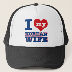 Koreanische Ehefrauentwürfe Truckerkappe