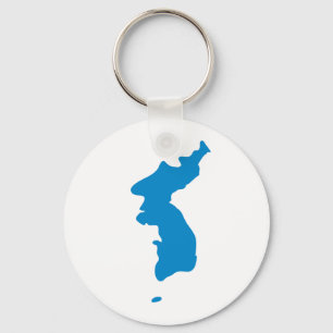 Koreanische Einheitenflagge Schlüsselanhänger