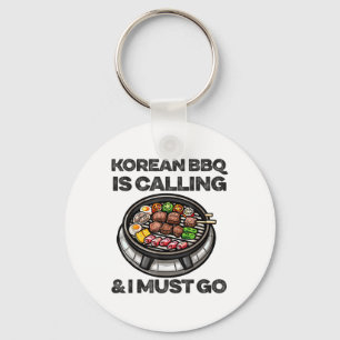 Koreanische Grillen Funny Korean Barbecue Food Lov Schlüsselanhänger